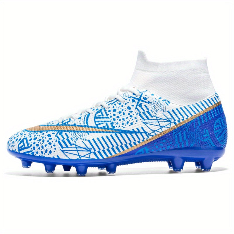 Boy's AG Cleat Football Boots High Top Lace Up Soccer Cleats