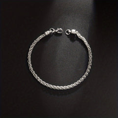 Men's Dragon Claw Buckle Silver Chain Bracelet Gift