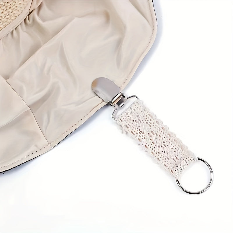 Lace Trim Outdoor Camping Hat Clip