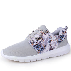 Floral Print Running Shoes Soft Sole Sneakers Comfortable Fashionable