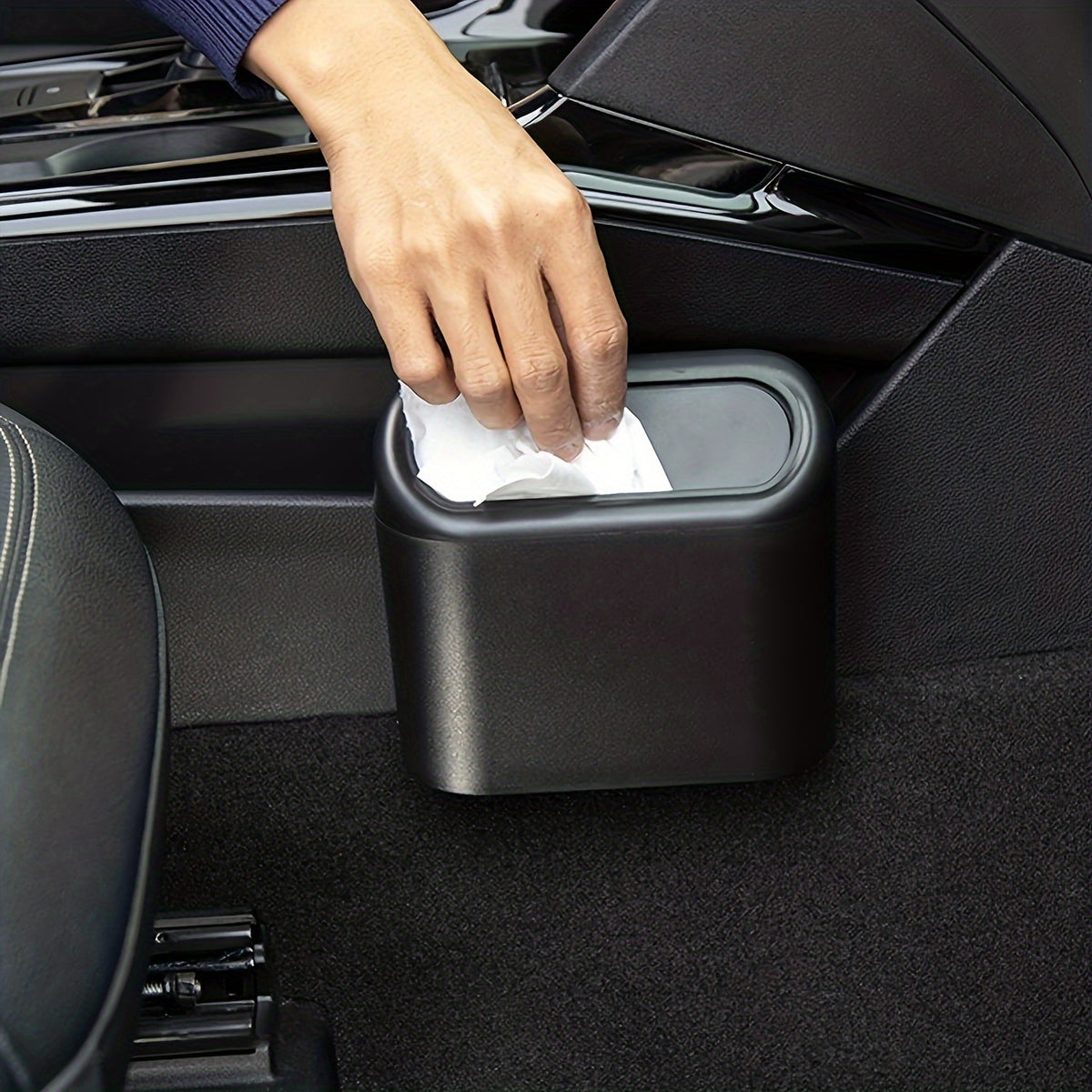 Mini Car Trash Can Storage Box Multiuse for Office Kitchen Home Stylish