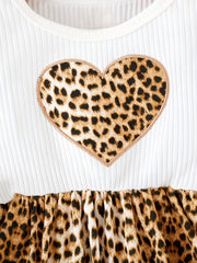 Baby Girl Love Leopard Print Dress