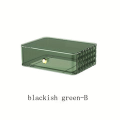 PET Material Drawer Storage Box for Cosmetics Stationery Bathroom Toiletries