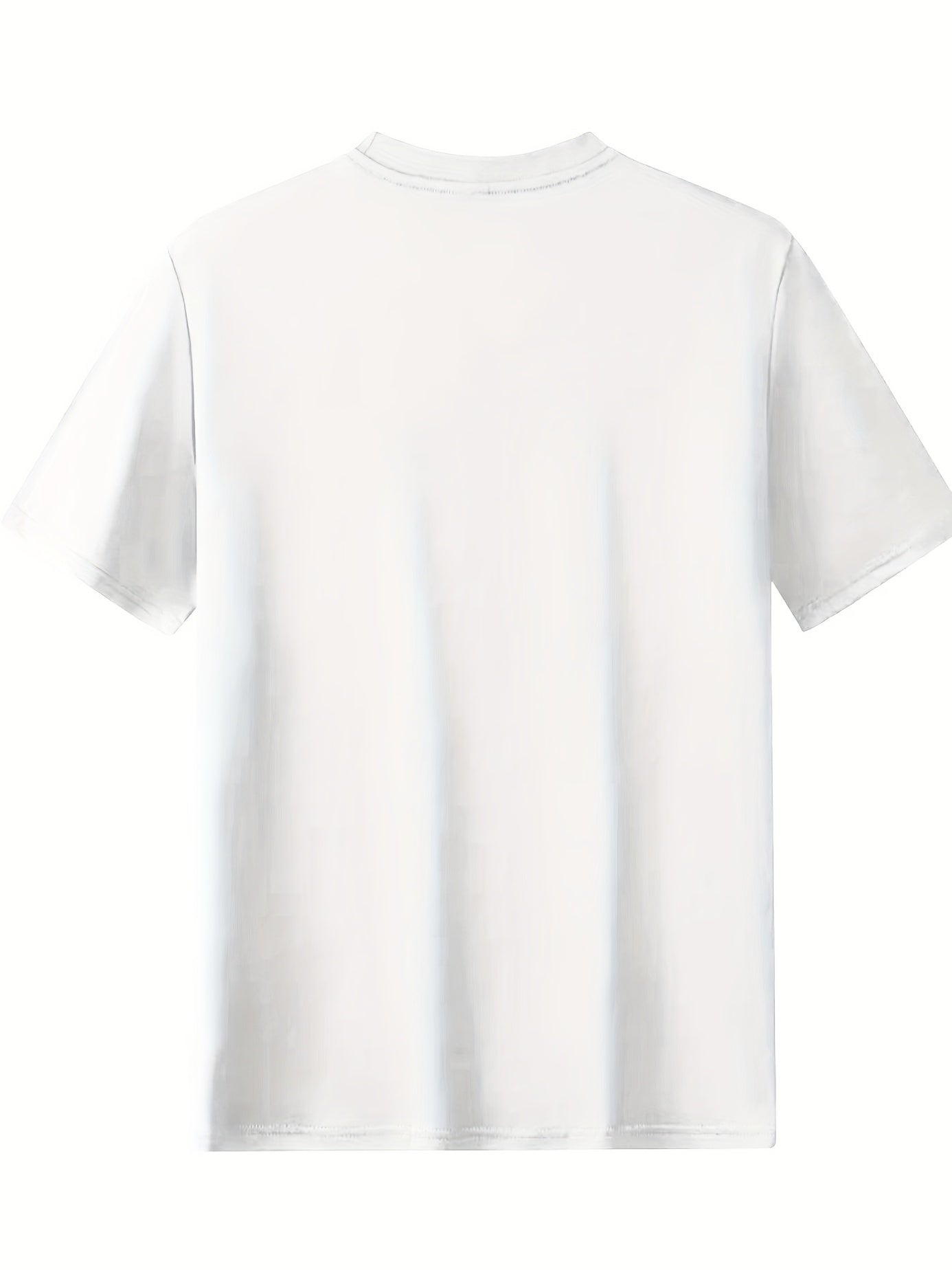 Teddy Bear Print Men's Graphic Crew Neck Tshirt for Summer Vacation