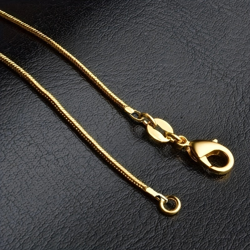 5 Pcs Snake Chain Necklace Wedding Party Jewelry