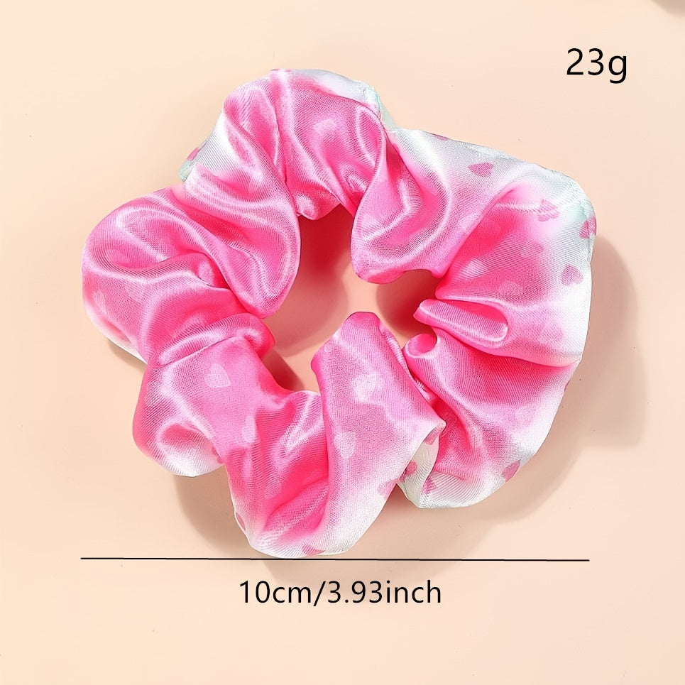 5pcs Anime Cartoon Cosplay Scrunchies For Women Girls