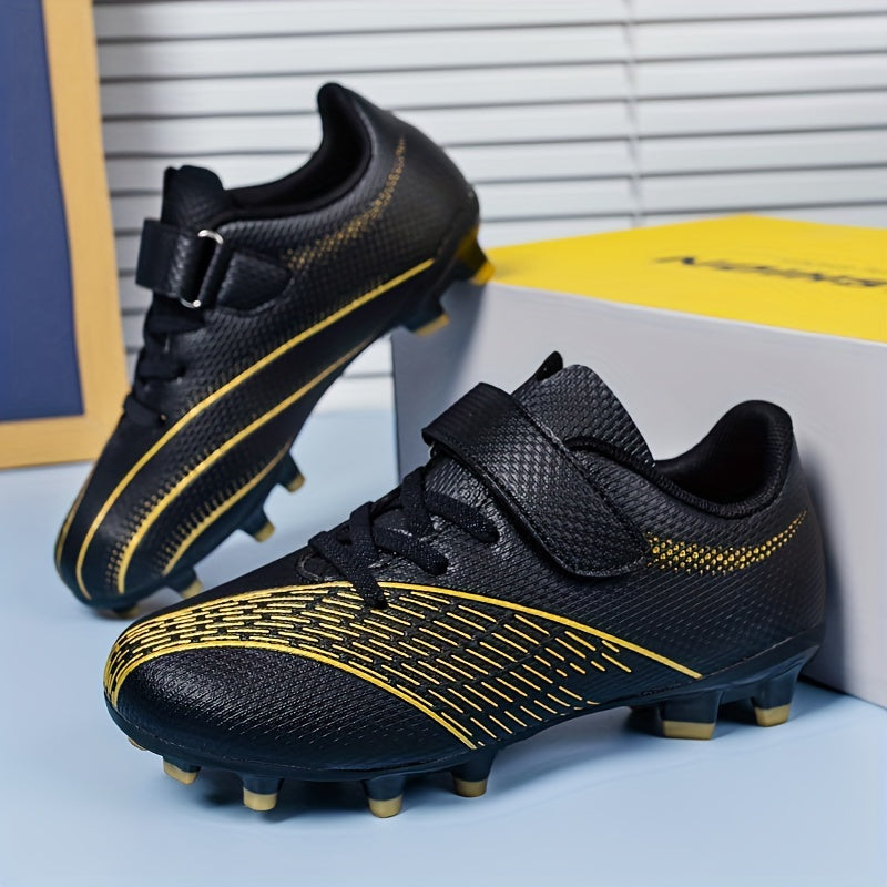 Boy's Non Slip Football Cleat With Spikes Breathable Soccer Cleats