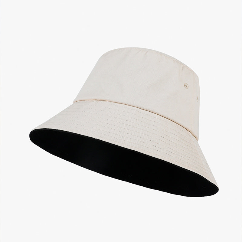 Casual Bucket Hat Solid Sunscreen Summer Sun Hat Women Cap