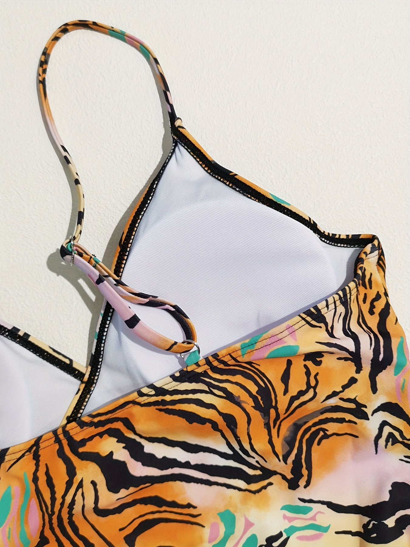  Sexy One Piece Swimsuit Women's Plus Random Print