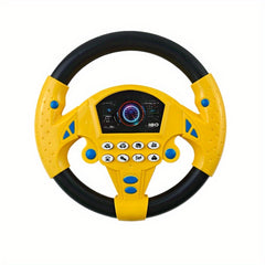Kids Driving Simulator Steering Wheel Toy Suction Cup Mount