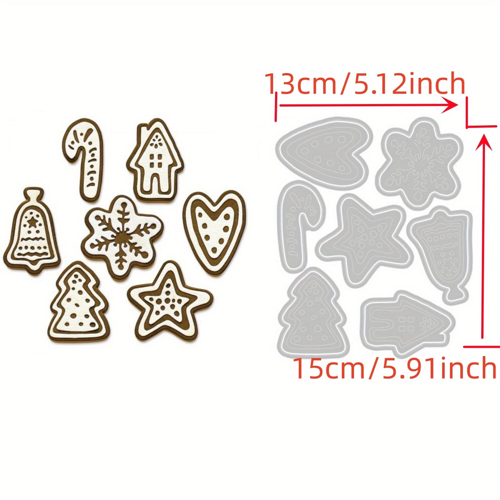 1pc Christmas Cutting Dies For Scrapbooking Paper Craft Card Album Punch