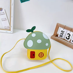 Kids Mushroom Backpack Coin Purse Bag