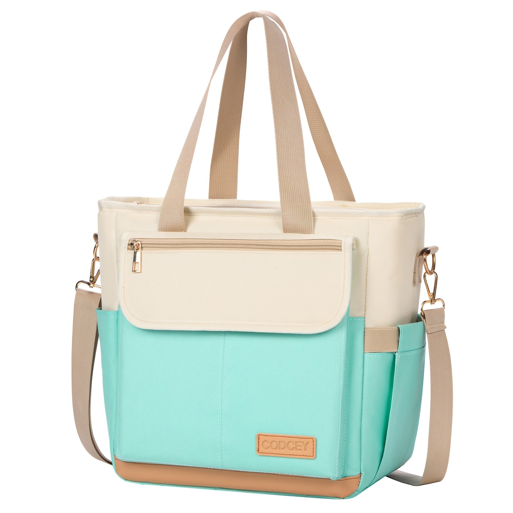 Insulated Picnic Cooler Bag Polyester Tote Ice Pack Outdoor Lunch Bag