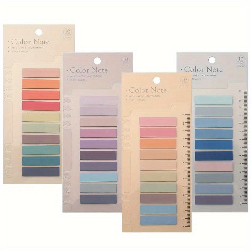 800 Morandi Sticky Notes - 40 Colors Tabs School Supplies & Book Indexing