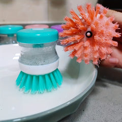Automatic Press Type Bowl Brush - Multifunctional Cleaning Brush