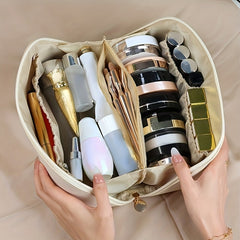 Large Cosmetic Bag Toiletry Wash Bag For Travel Lightweight Makeup Bag
