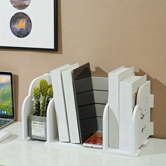Plastic Retractable Bookshelf Adjustable Book Display Holder