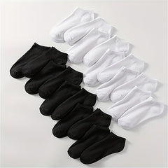 20 Pairs Soft Low Cut Ankle Socks Women's Stockings