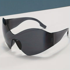 Men's Large Frame Cyberpunk Sunglasses Hot Girl Party Glasses