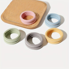 25pcs Hair Rope Ties Seamless Ponytail Holders Hair Accessories