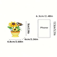 Flower Kingdom Bonsai Assembly Blocks for Kids - Indoor Table Decor