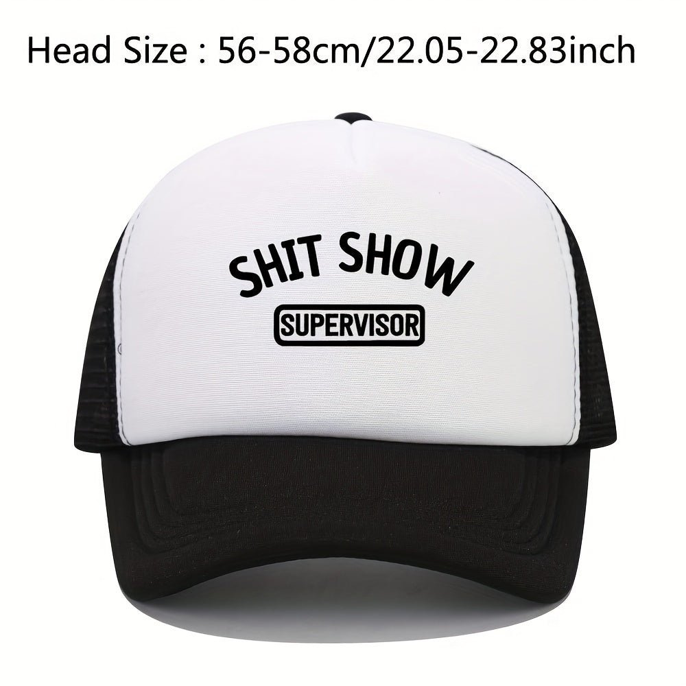 Mesh Baseball Cap Curved Brim Sunshade Summer Hat Men Women