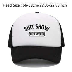 Mesh Baseball Cap Curved Brim Sunshade Summer Hat Men Women