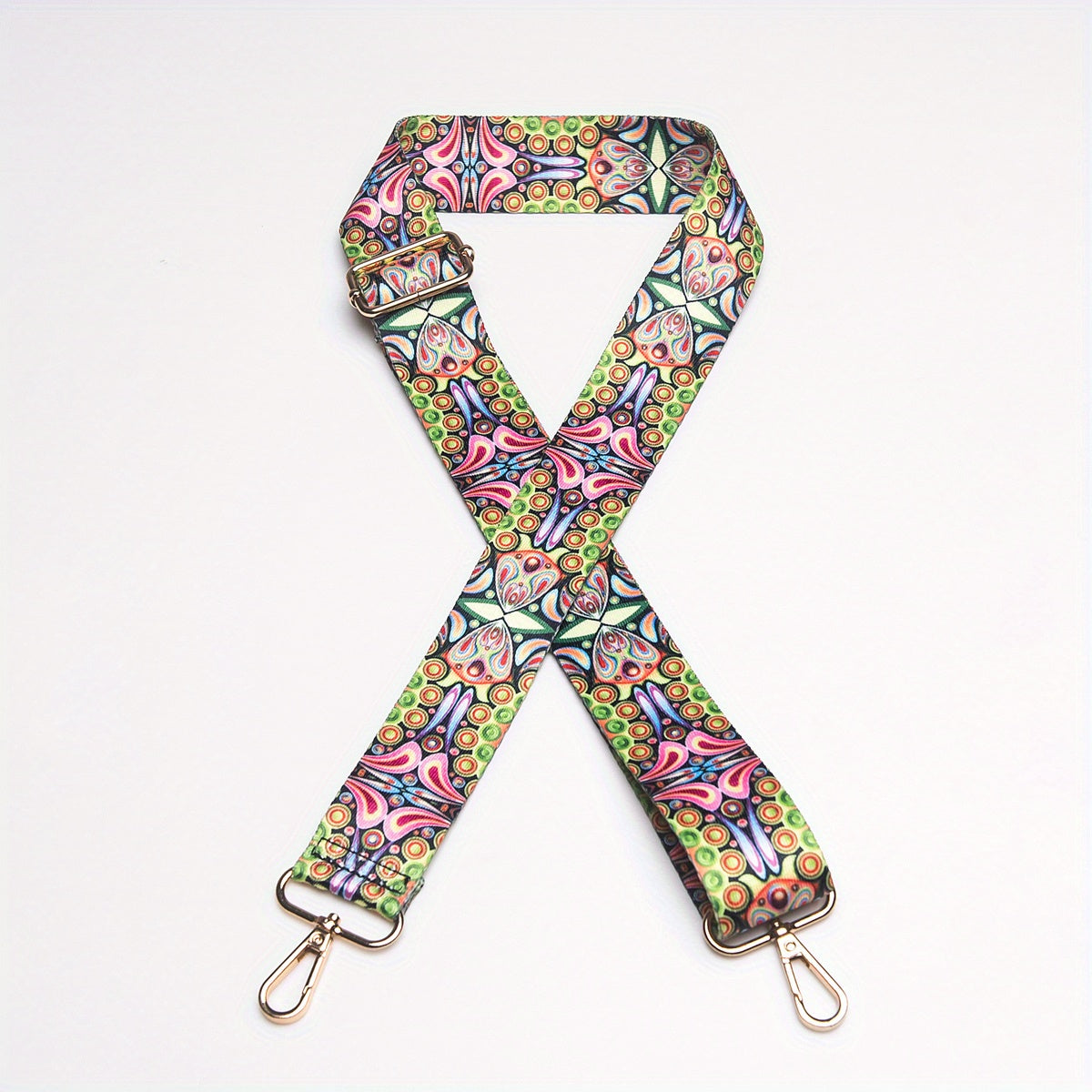Ethnic Flower Graphic Shoulder Strap Adjustable Replacement Belt Boho Style