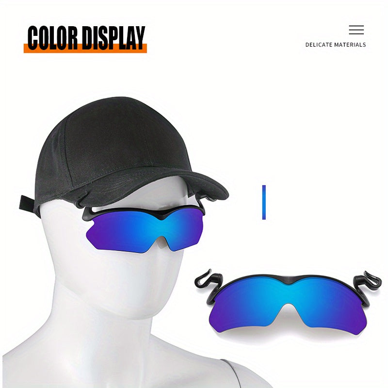 Men's Adjustable Cap Clip Polarized Sunglasses