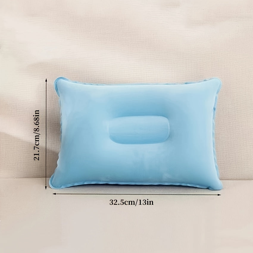 Portable Inflatable Pillow for Camping & Flocking