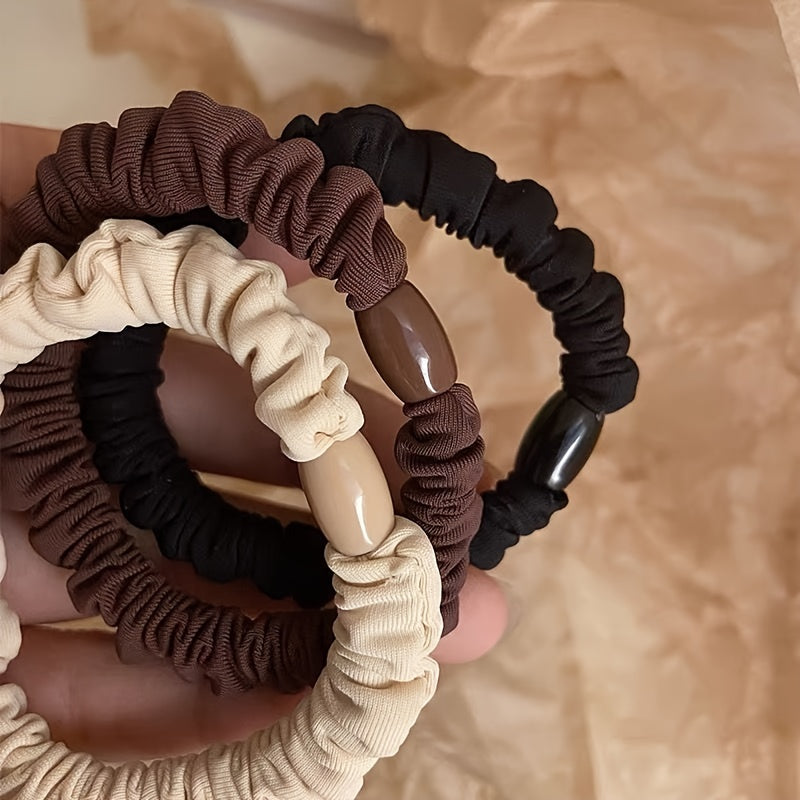 Mini Thin Elastic Hair Bands Skinny Hair Ties Ropes Ponytail Holders