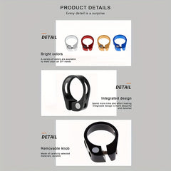 MTB Seat Pipe Clamp 31.8 Screw Hollow Bike Seat Pipe Clamp