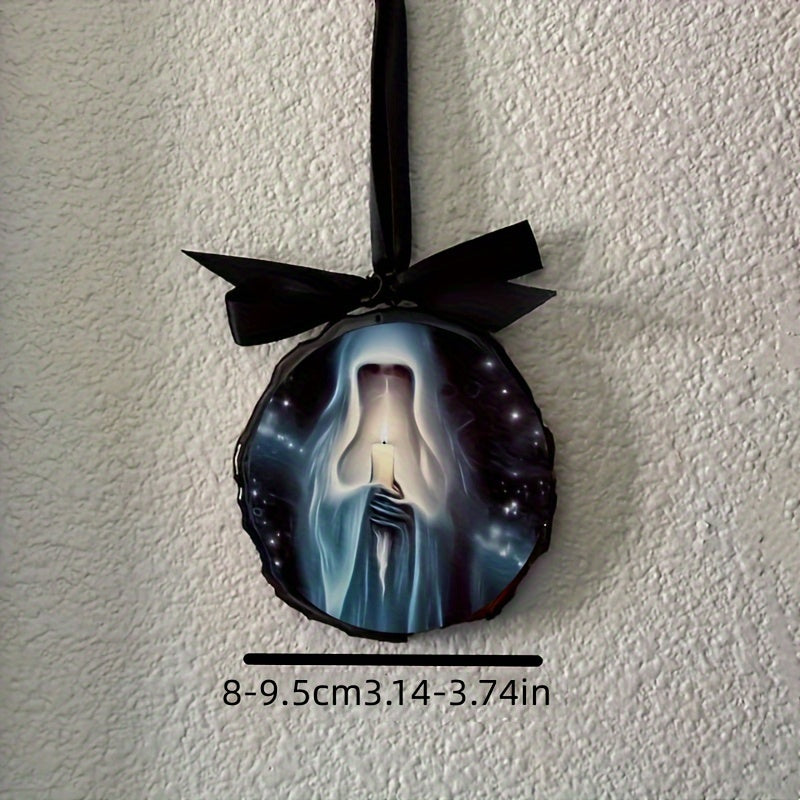Wood Slice Christmas Tree Pendants Holiday Decoration