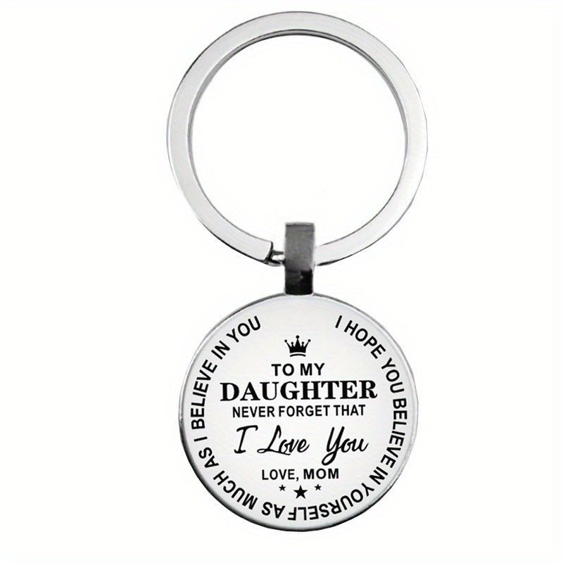 I Love You Son And Daughter Keychain Decoration Wallet Accessories Gift
