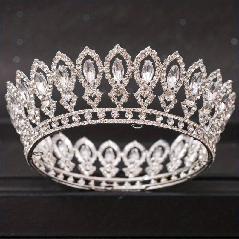 Crystal Crown Rhinestone Wedding Headwear Bride Hair Accessories