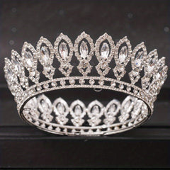 Crystal Crown Rhinestone Wedding Headwear Bride Hair Accessories