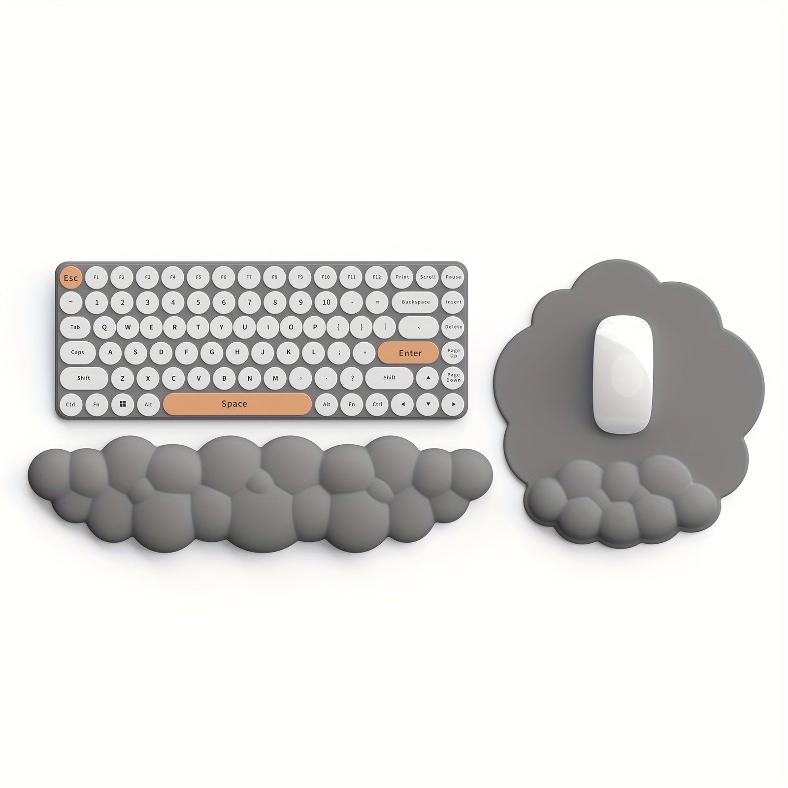 Ergonomic Cloud Wrist Rest Mousepad with Gel Memory Foam