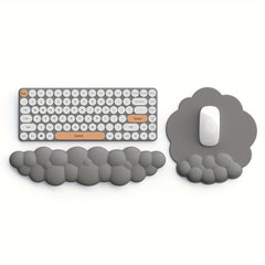Ergonomic Cloud Wrist Rest Mousepad with Gel Memory Foam