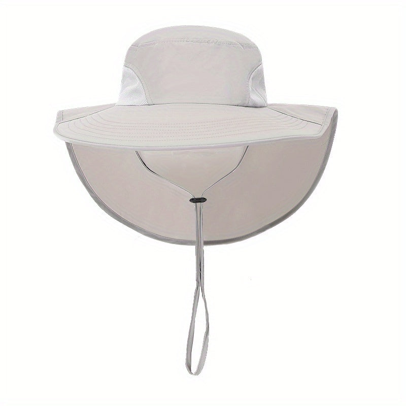 Hiking Safari Fishing Hats UPF 50 Sun UV Protection Wide Brim Neck Flap