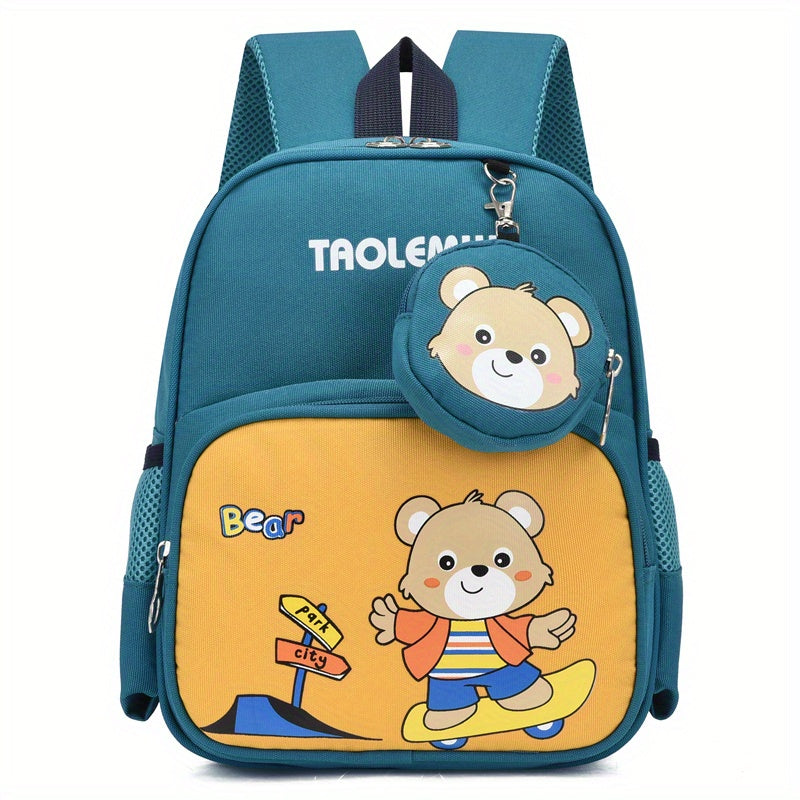Kids Rabbit Bear Kindergarten Schoolbag Backpack Coin Purse