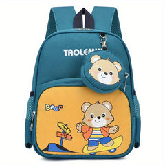 Kids Rabbit Bear Kindergarten Schoolbag Backpack Coin Purse