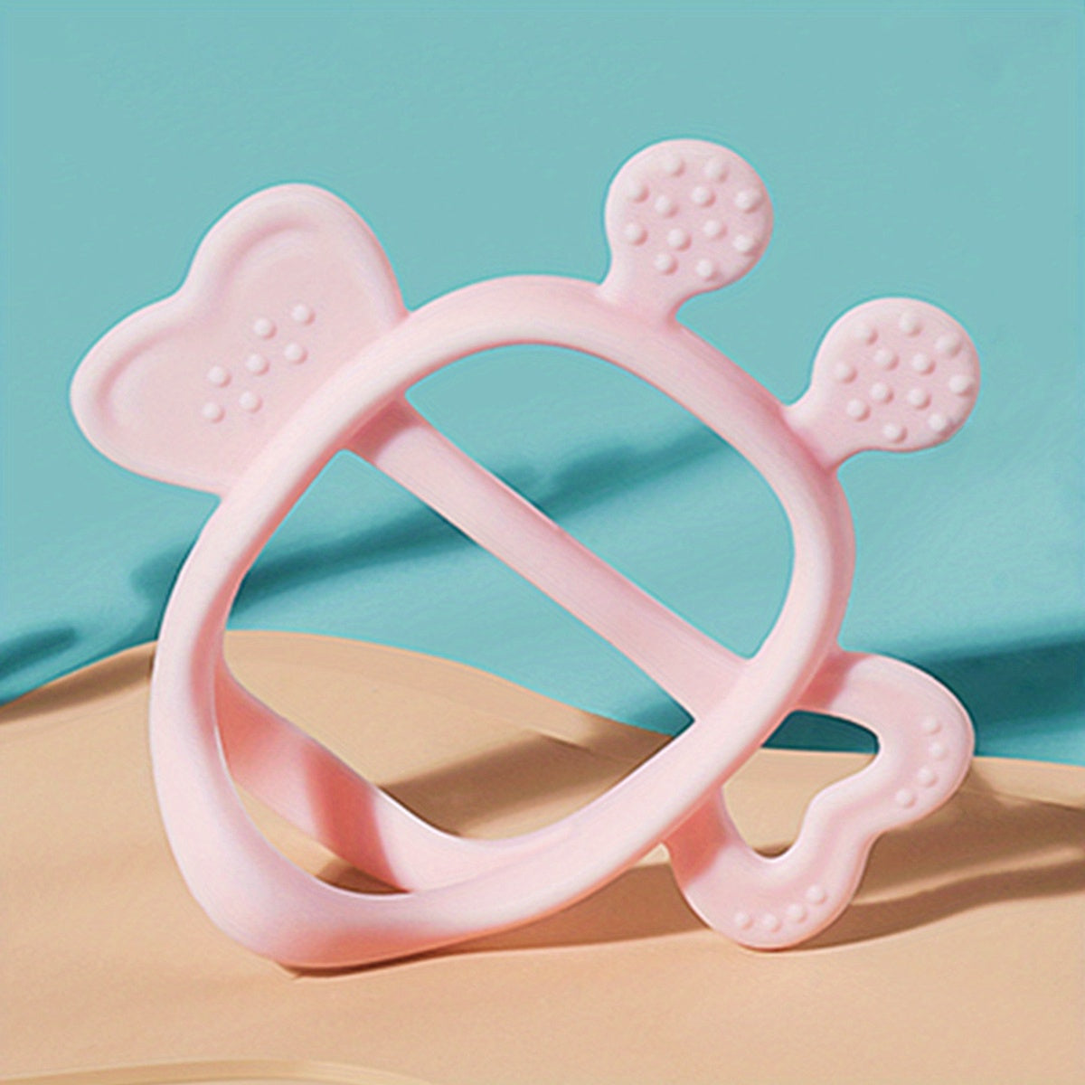 3D Bee Teether Teething Toy Baby Soft Teether