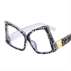 Oversize Butterfly Spectacle Lens Light Blocking Eyeglass Frame
