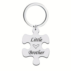 Big & Little Sister Puzzle Keychains Set Bag Purse Ornament