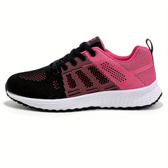Women's Knit Weaving Running Shoes Non slip Outdoor Casual Sneakers