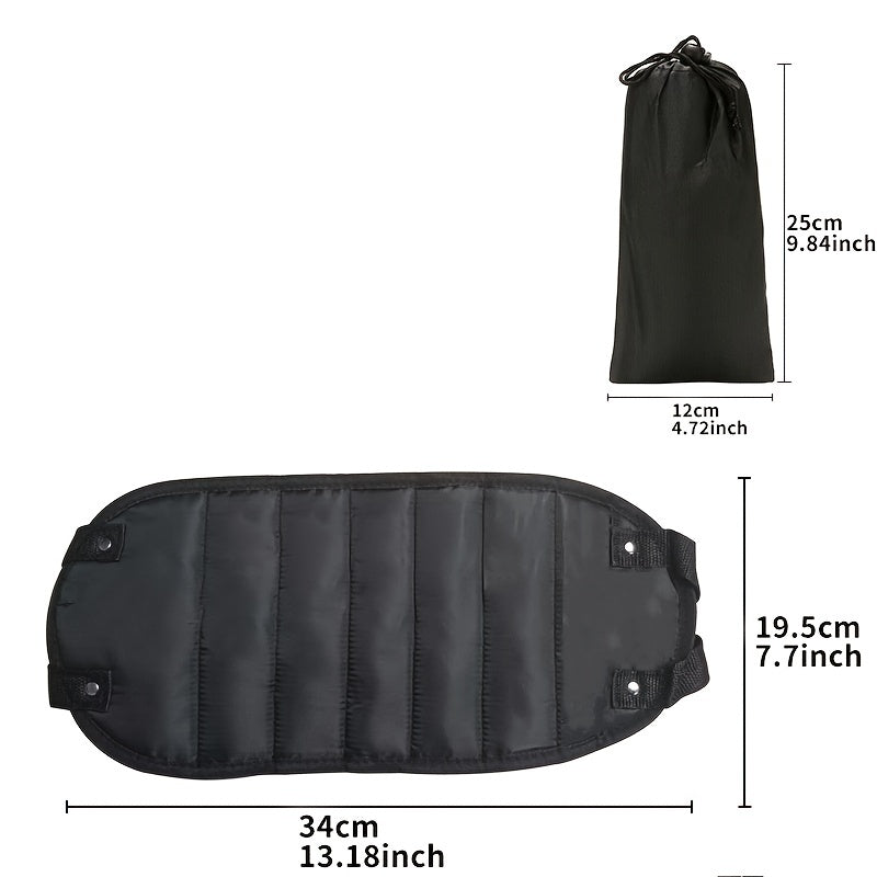 Portable Travel Footrest Flight Carry On Adjustable Height Foot Rest
