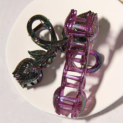 Tulip Hair Claw Banana Clip Flower Charm Hair Accessory