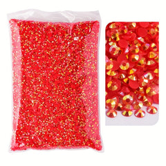 AB Rhinestones Jelly & Clear Flat Back Resin Rhinestones for DIY Crafts