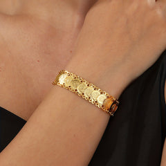 Ramadan Coin Bracelet Copper Bangle For Women