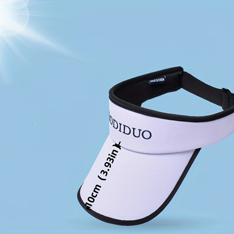 UPF 50 Visor Hat Lightweight Solid Sun Hat  Golf Baseball